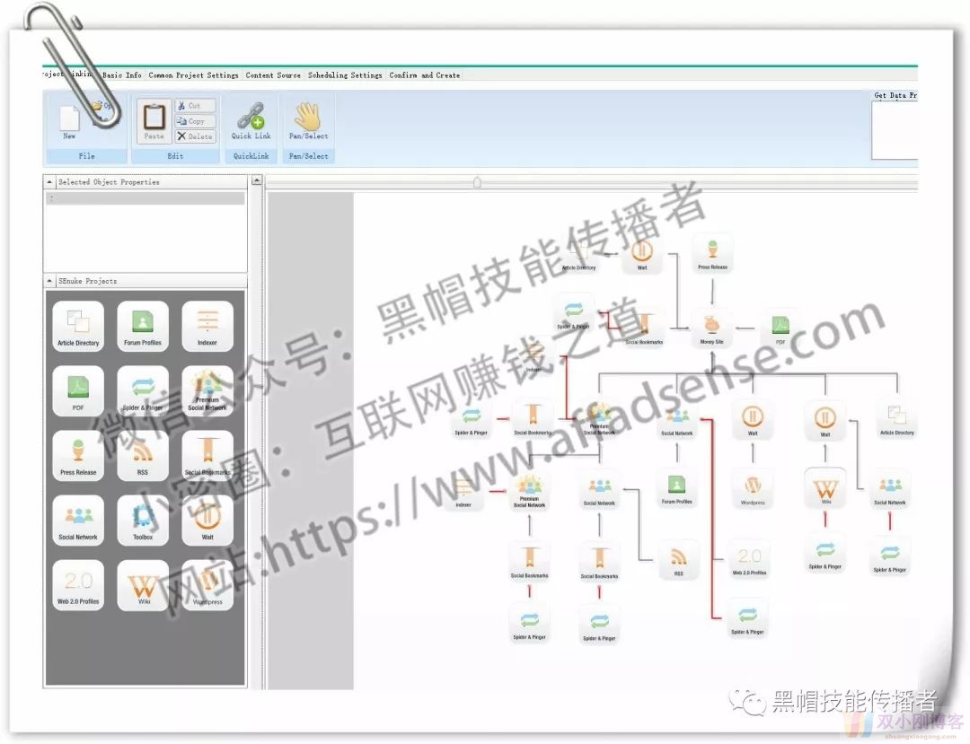 国外SEO群发外链神器GSA Ranker的一种外链跑法