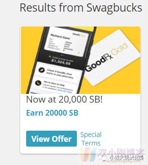 Swagbucks倒赚$194