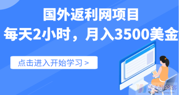 [高端精品] 国外返利网（cashback）项目，国外网赚项目，月入3500美金