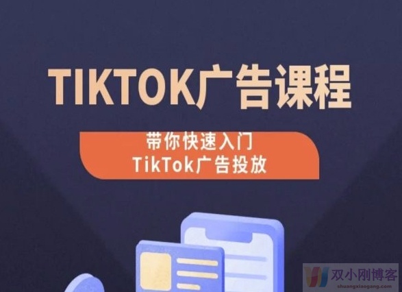 TIKTOK广告投放课程，从0-1实操课，带你快速入门TIKTOK广告投放